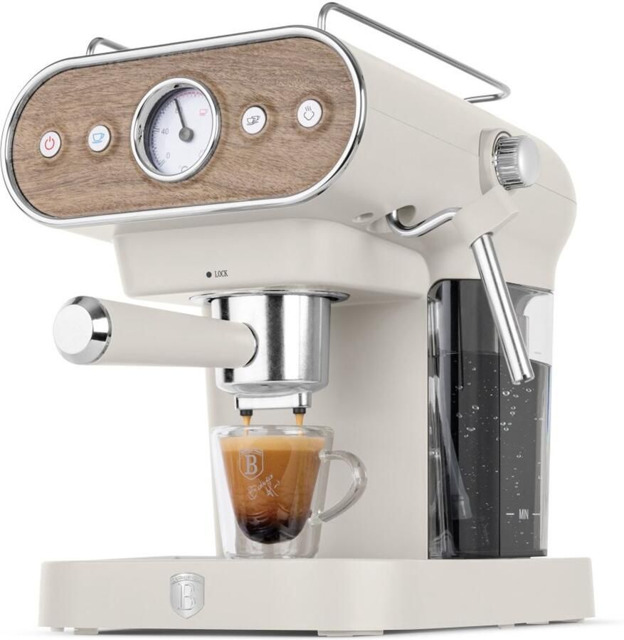 BerlingerHaus 3-in-1 digitaal koffiezetapparaat met hendel uit de Sahara-collectie