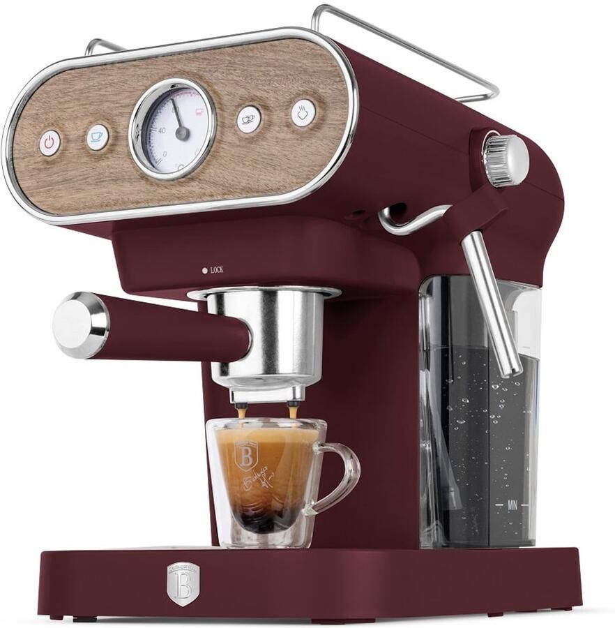 BerlingerHaus 9855 3 in 1 Espresso koffie Senseo Touchscreen Machine Leonardo collection