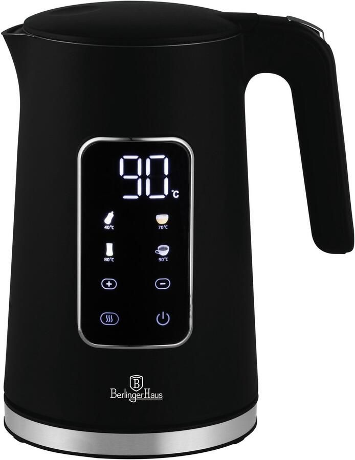 BerlingerHaus Berlinger Haus 9675 Digitale waterkoker Zwart 1.7 liter Matt Zwart Collection