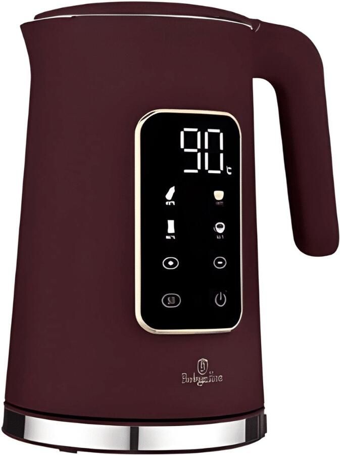 BerlingerHaus Berlinger Haus 9735 Digitale waterkoker bordeaux rood 1.7 liter Leonardo Collection