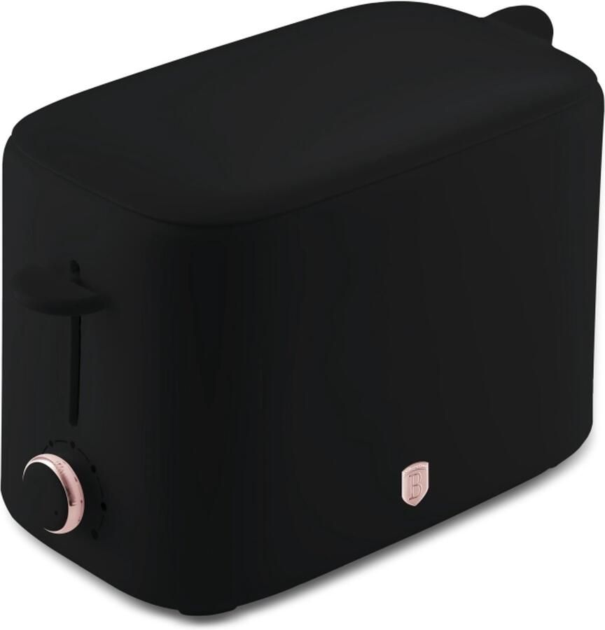 BerlingerHaus Broodrooster met deksel 750 W Black Rose Collection