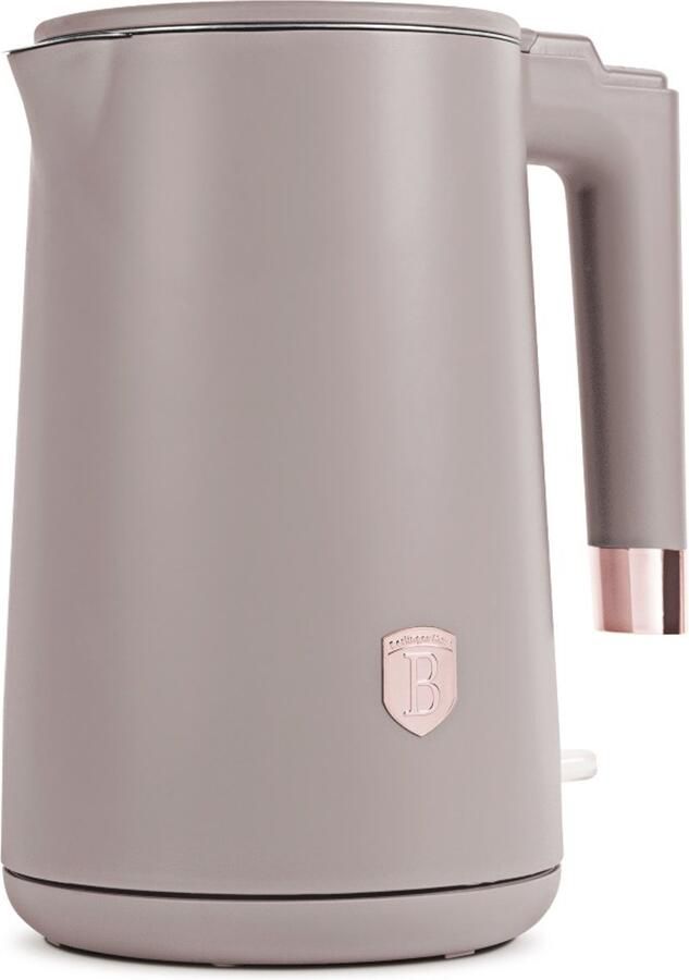 BerlingerHaus Berlinger Haus Waterkoker Dubbelwandig Taupe 1.7 Liter 1800W