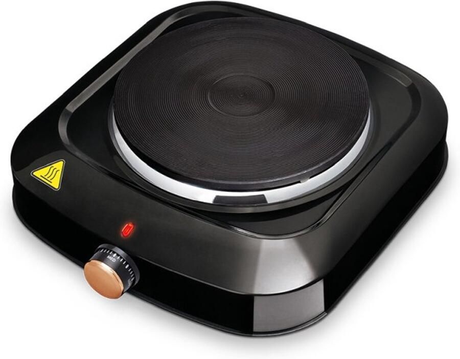 BerlingerHaus Elektrisch kooktoestel met één kookplaat 1500 W Black Rose Collection