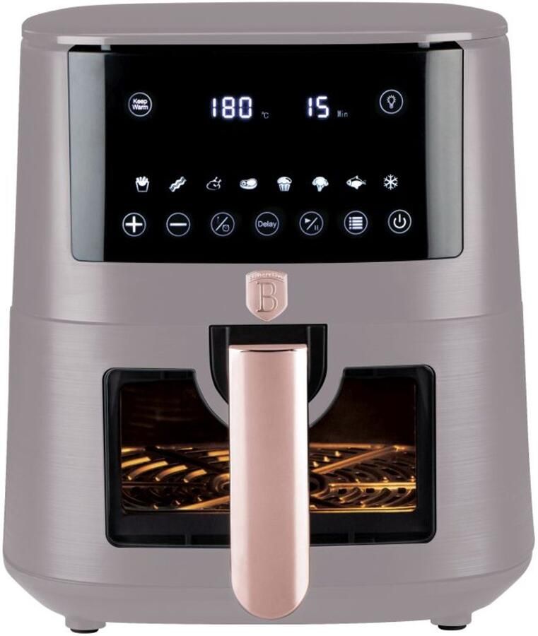 BerlingerHaus Heteluchtfriteuse 5 l Taupe Collection