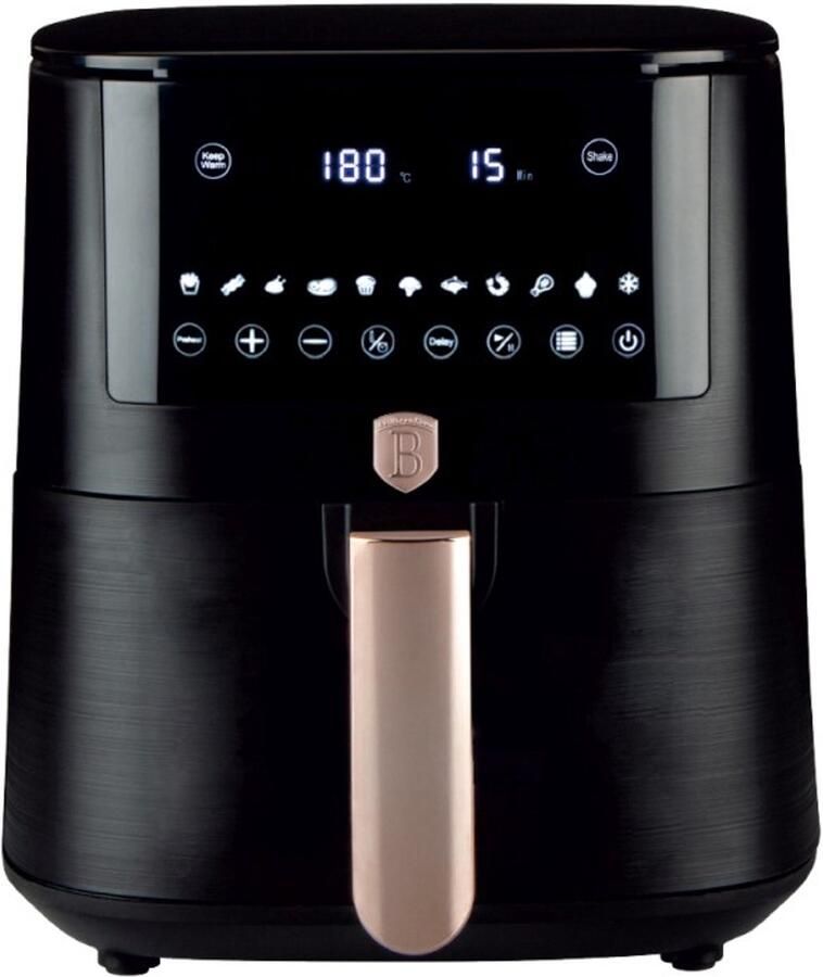 BerlingerHaus Heteluchtfriteuse 8 l Black Rose Collection