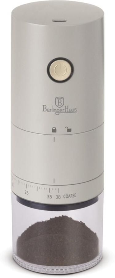 BerlingerHaus Oplaadbare koffiemolen uit de Sahara-collectie