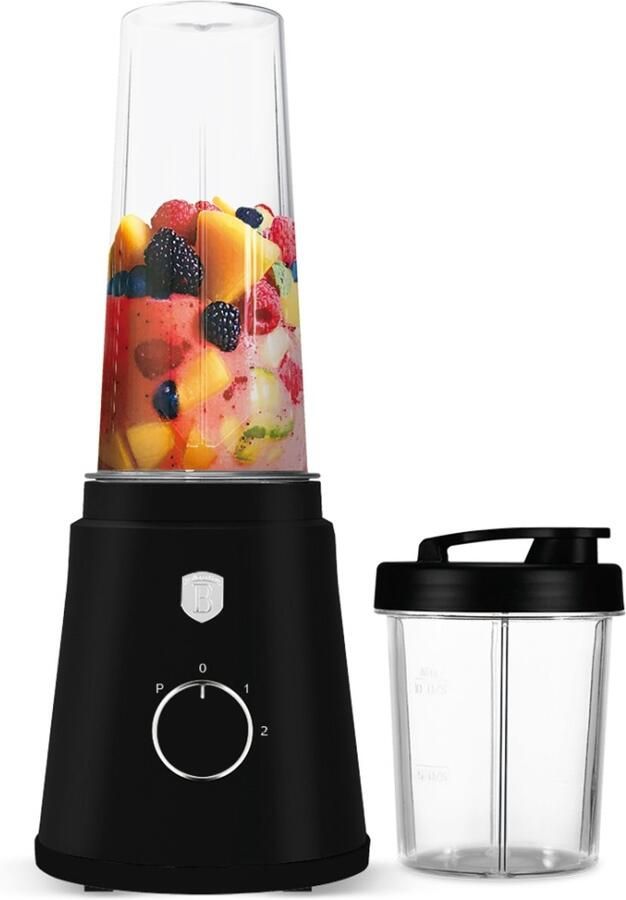 BerlingerHaus Smoothiemaker met fles uit de Matte Black Collection