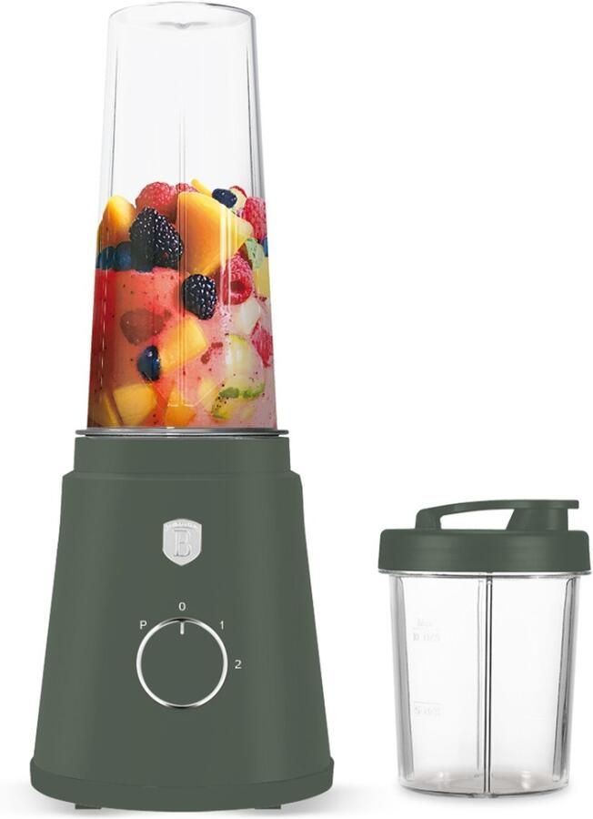 BerlingerHaus Smoothiemaker met fles uit de Matte Green-collectie
