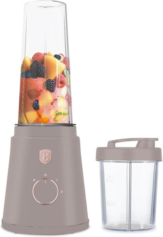 BerlingerHaus Smoothiemaker met fles uit de Taupe-collectie