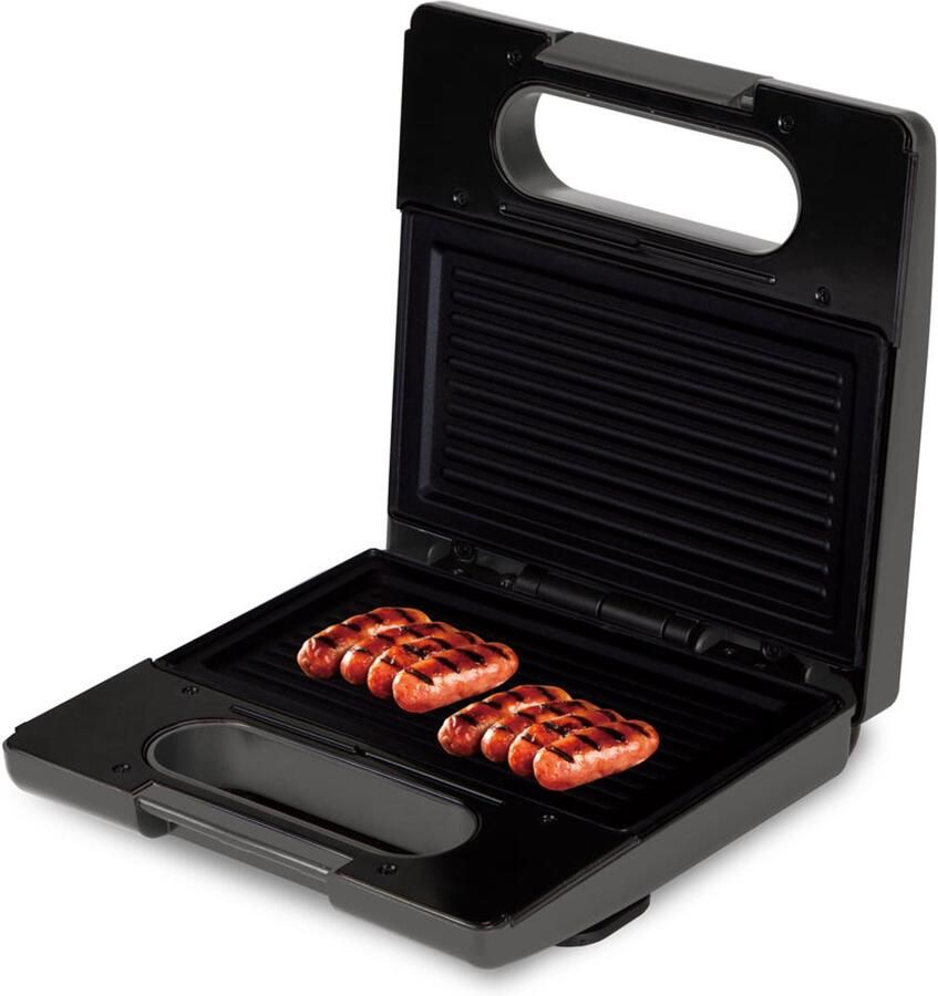 BerlingerHaus Berlinger Haus Tosti-ijzer 3-in-1 Mat Antraciet Uitneembare Platen Wafel & Grill 780W