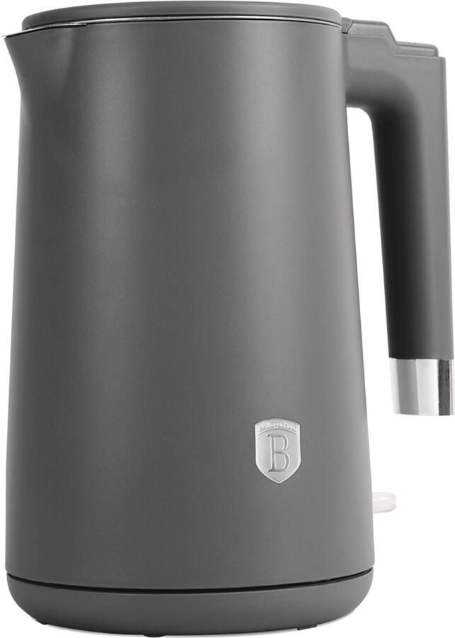 BerlingerHaus Waterkoker Dubbelwandig Mat Antraciet 1.7 Liter 1800W