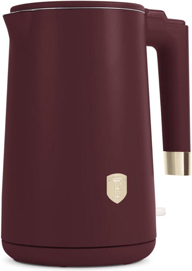 BerlingerHaus Waterkoker Dubbelwandig Mat Bordeaux 1.7 Liter 1800W