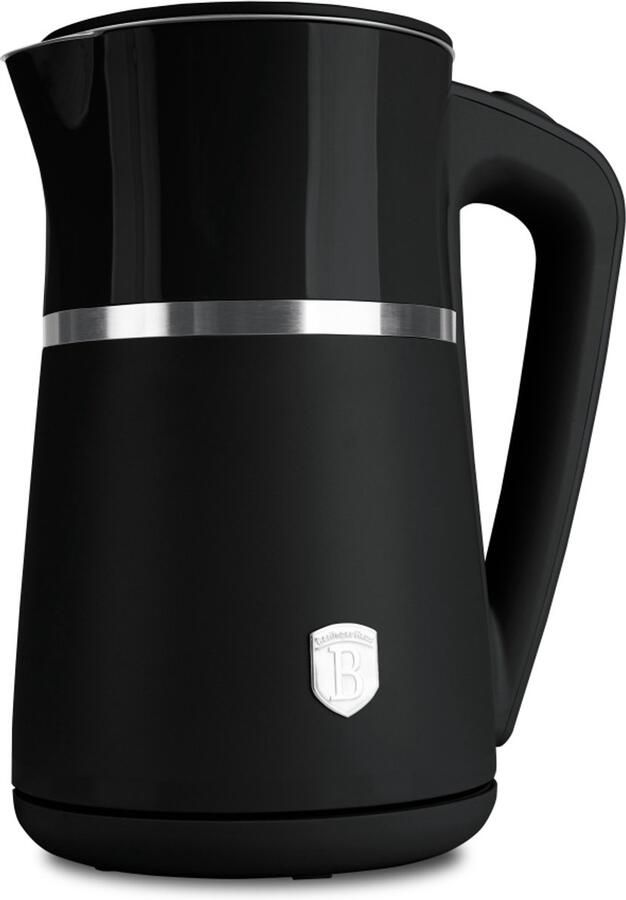 BerlingerHaus Waterkoker met dubbele wand 1 7 l Matte Black Collection