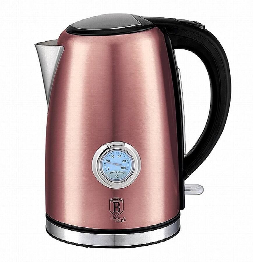 BerlingerHaus Waterkoker van 1 7 l met thermometer I-Rose Edition
