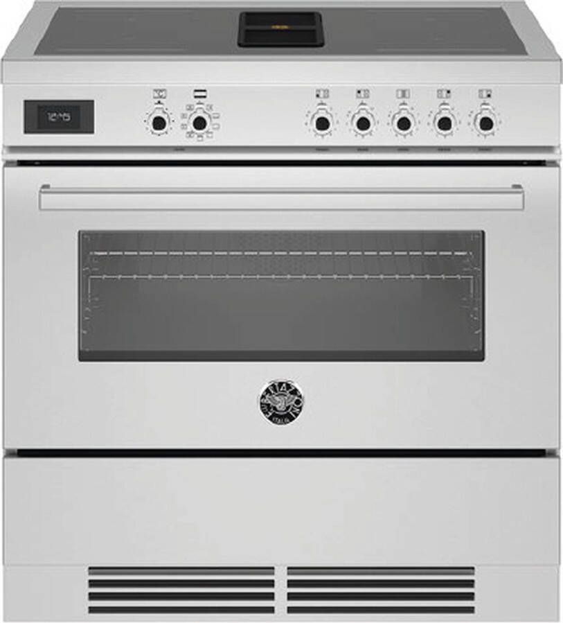 Bertazzoni La Germania Bertazzoni PROCH94I1EXT fornuis Vrijstaand fornuis A Electrisch Inductiekookplaat zones Roestvrijstaal - Foto 2