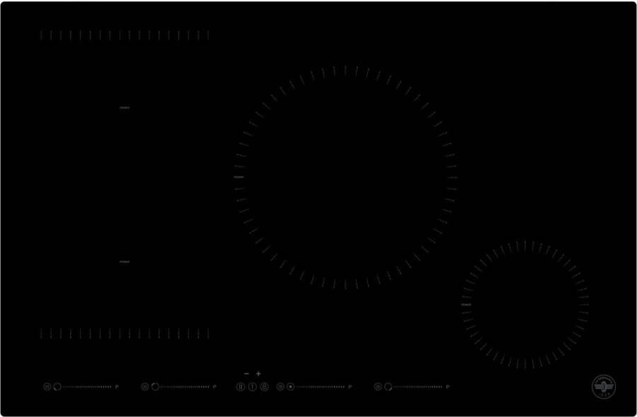 Bertazzoni La Germania La Germania PLG74I1M30NC inductie kookplaat 78cm inbouw