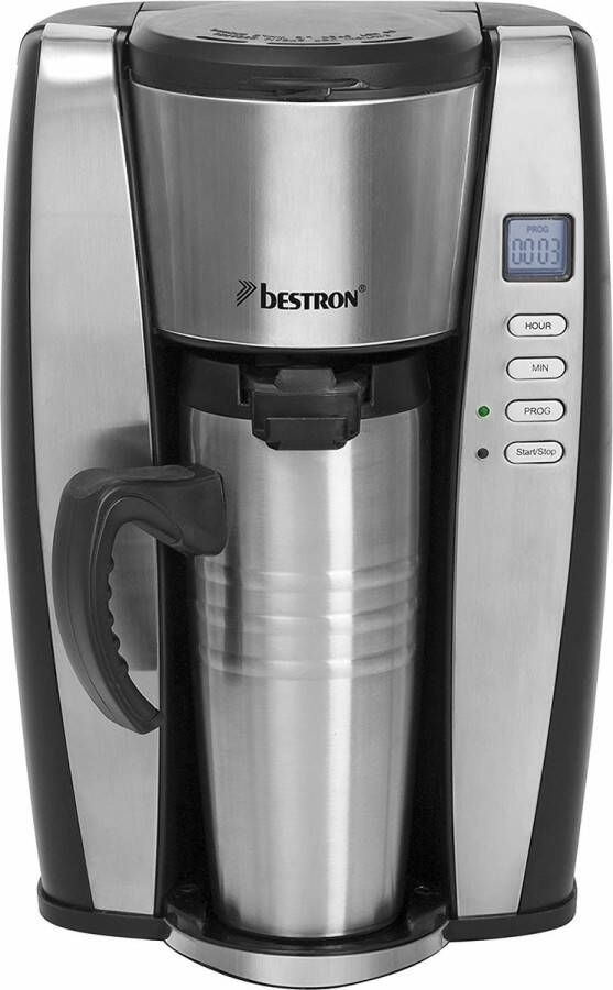 Bestron ACUP650 Personal Thermo Koffiezetter met Timer RVS