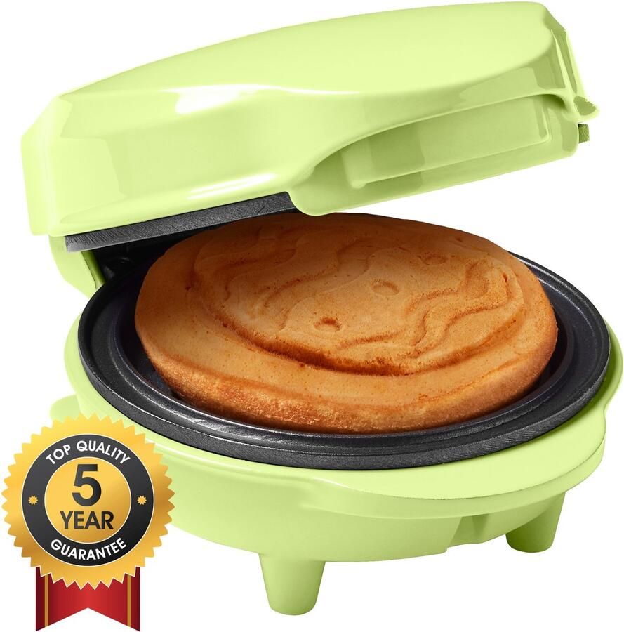 Bestron Wafelijzer AMW500GEE 550W Mini wafel Paasei vorm Groen 5 jaar garantie