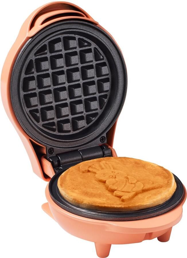Bestron Wafelijzer AMW500PEB 550W Mini wafel Paashaas vorm Oranje 5 jaar garantie - Foto 2