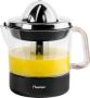 Bestron elektrische Citruspers Sinaasappelpers incl. 2 perskogels en aromadeksel motor met twee draairichtingen (links rechts) sap reservoir: 0.7 liter 40 Watt Zwart Hout - Thumbnail 1