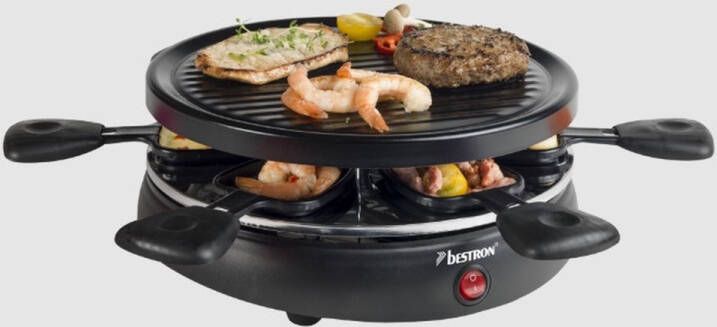 Bestron Gourmetstel 6 persoons Raclette party grill - Foto 1