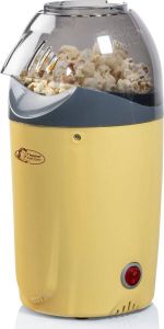 Bestron Popcorn machine voor 50 gr. popcorn maker voor popcorn in 2 minuten vetvrij 1200 Watt Geel