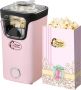 Bestron Popcornmaker Turbo-Popcorn in minder 2 minuten Popcornmachine met heteluchttechnologie inclusief 10x popcornzakken & geïntegreerde maatbeker Sweet Dreams Collectie Roze - Thumbnail 2