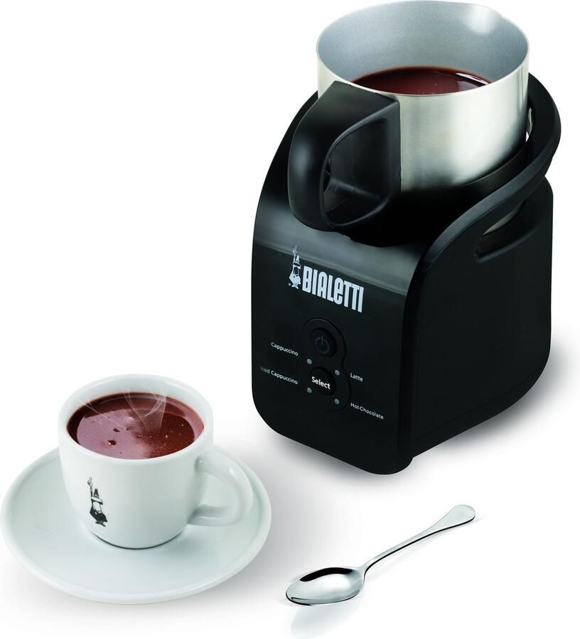 Bialetti Creamy ​Induction ​Milk Frother​ 150 ml 300 ml Black (4436)