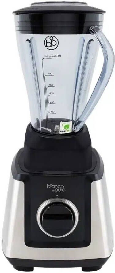 Bianco di Puro Primo U Power Blender – 1.200W 1L Tritan Beker 10 Snelheden + Pulse Voor Harde & Bevroren Ingrediënten Compact Design