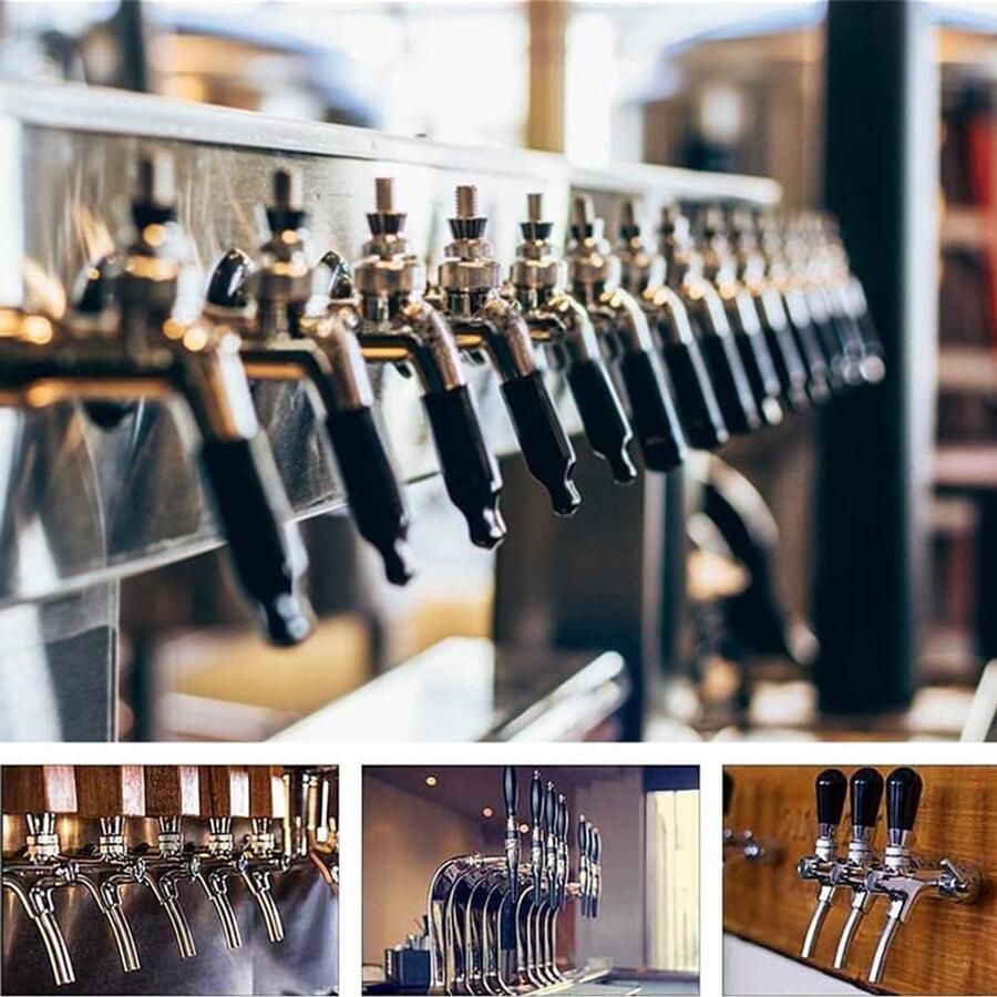 Bierkraan Reinigingsset 5 Stuks Tapbier Kraan Covers Rubber Bescherming Voorkomt Insecten Houdt Bierkraan Schoon Biertap