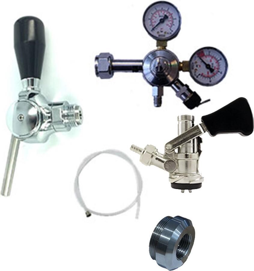 Biertap-shop.nl Ombouwset David tap met Bajonet koppeling