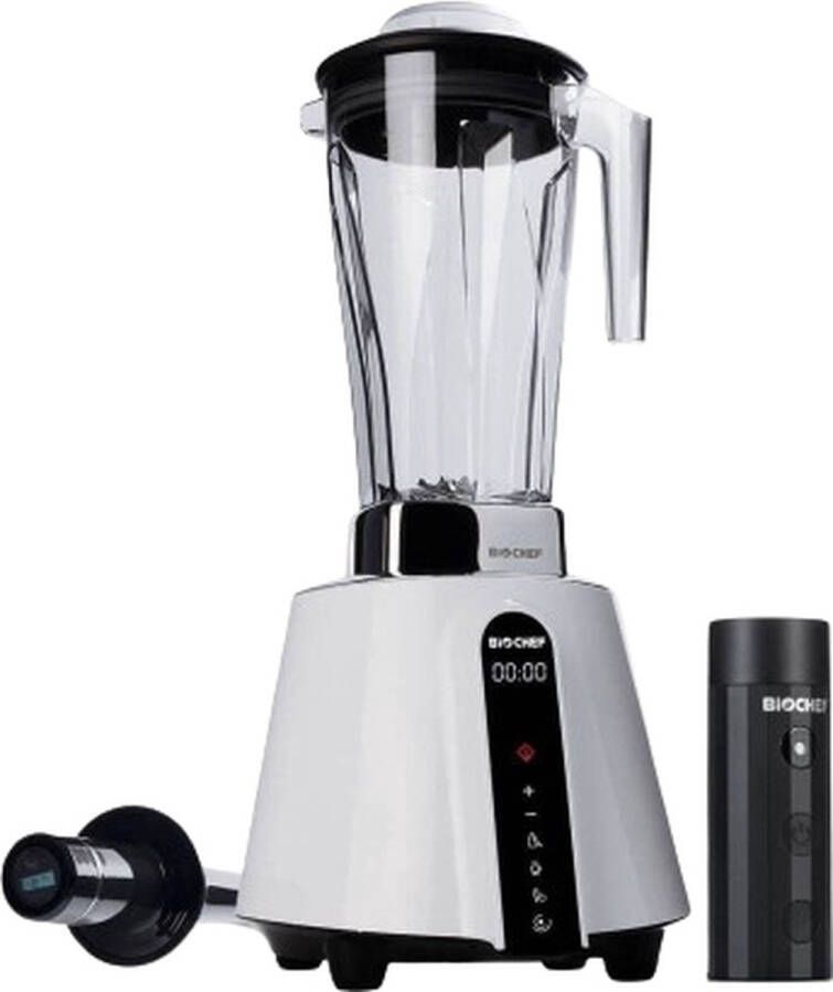 BioChef Blender Smoothie Maker Blender Smoothie Food Processor Smoothie Blender Fruitmixer Smoothiemaker Wit 1680W