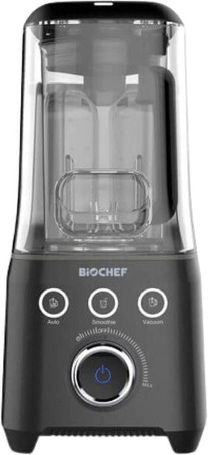 BioChef Blender Smoothie Maker Blender Smoothie Food Processor Smoothie Blender Fruitmixer Smoothiemaker Blender Zwart Apollo Zwart 1500W