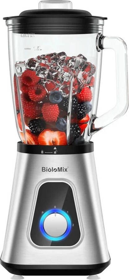 BioloMix Multifunctionele Keukenmachine 1.5L 36000rpm 240V 1300W Draagbare Juicer Blender Persoonlijke Smoothie Mixer Voedsel Chopper En Droge Molen ABS Wit