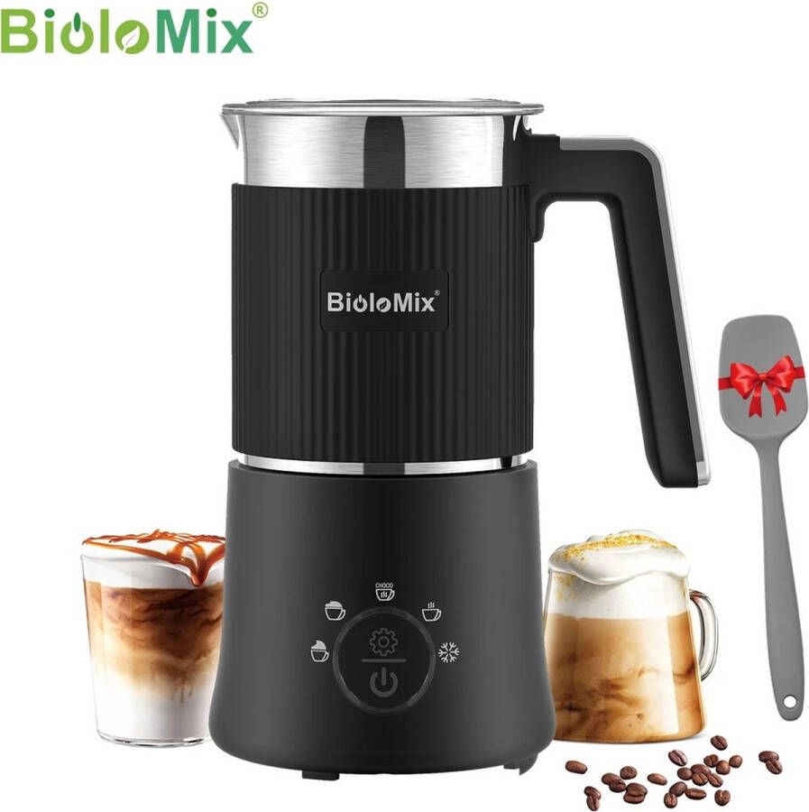 Biolomix Official Store Le Sara Melkopschuimer Afneembaar Warm Koud schuim Elektrisch