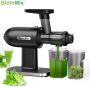 Biolomix TwindleShop BioloMix Slowjuicer Sapcentrifuges Groente En Fruit Sap Extractor Krachtige Motor 13 x 37 x 33 cm (l x b x h) - Thumbnail 2