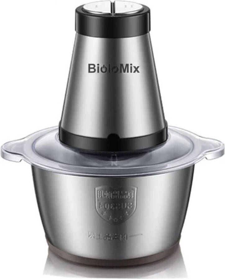 Biolomix Vleesmolen Gehaktmolen Vleesmolens Keukenmachine Keuken Machine 2 Snelheden 500W 2L Capaciteit Elektrische Chopper Slicer
