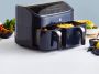 BK Supreme XXXL Airfryer 9L PFAS vrij dubbele mand 3L + 6L - Thumbnail 1