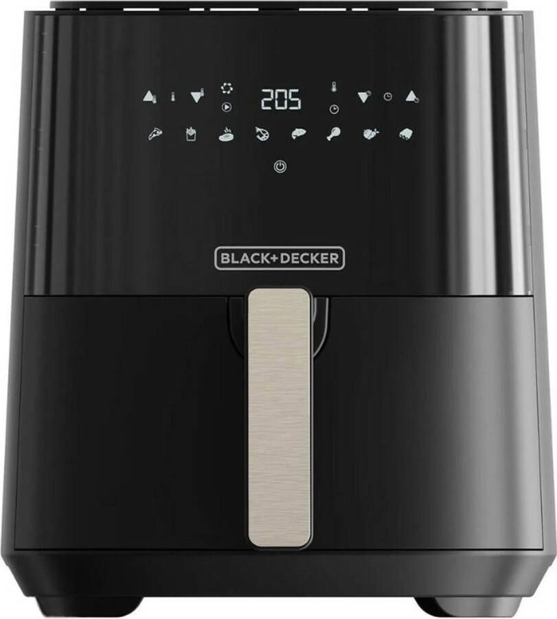 BLACK+DECKER Black & Decker BXAF5000E Enkel 5 l 1450 W Heteluchtfriteuse Zwart - Foto 2