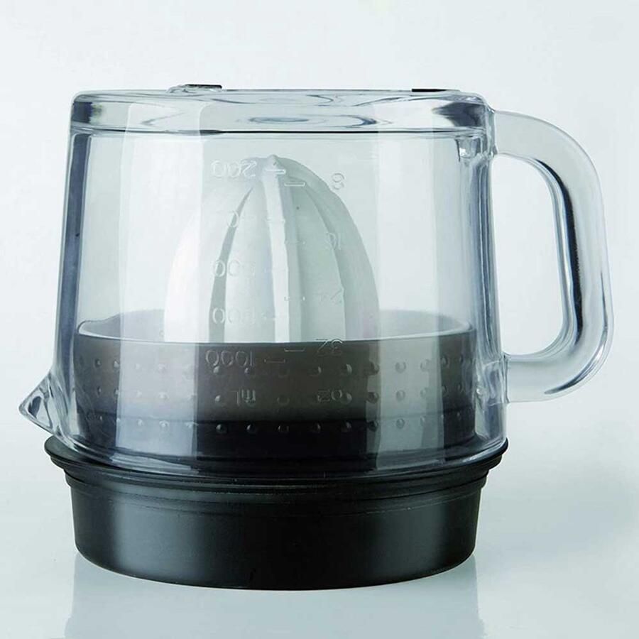 BLACK+DECKER Automatische Citruspers 30W Glazen Kom 1L Dubbele Rotatierichting Pulpregelaar Verwijderbare Kegels Vaatwasmachinebestendig Compact Opbergsysteem - Foto 2