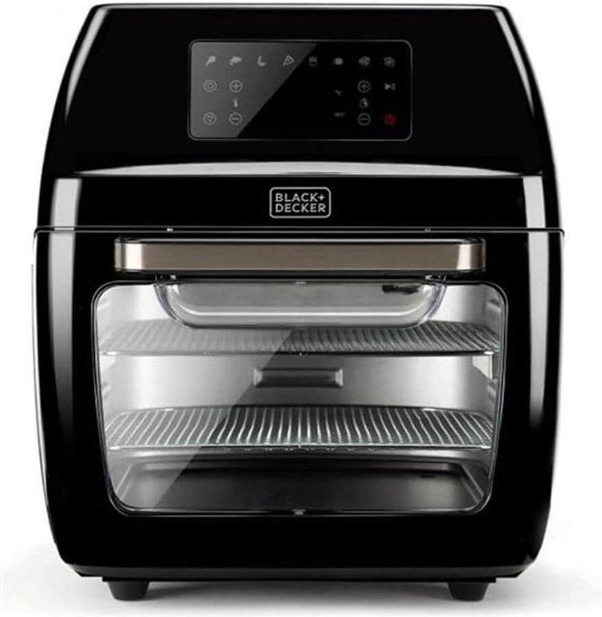 BLACK+DECKER Black & Decker BXAFO1200E Enkel 12 l Vrijstaand 1700 W Heteluchtfriteuse Zwart - Foto 3