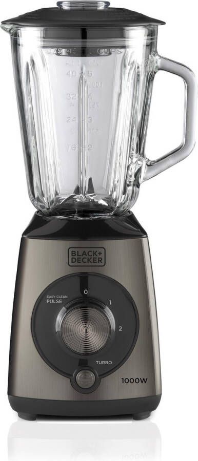 BLACK+DECKER BXJB1000E blender 1 5 l Cooking blender Zwart Transparant 1000 W