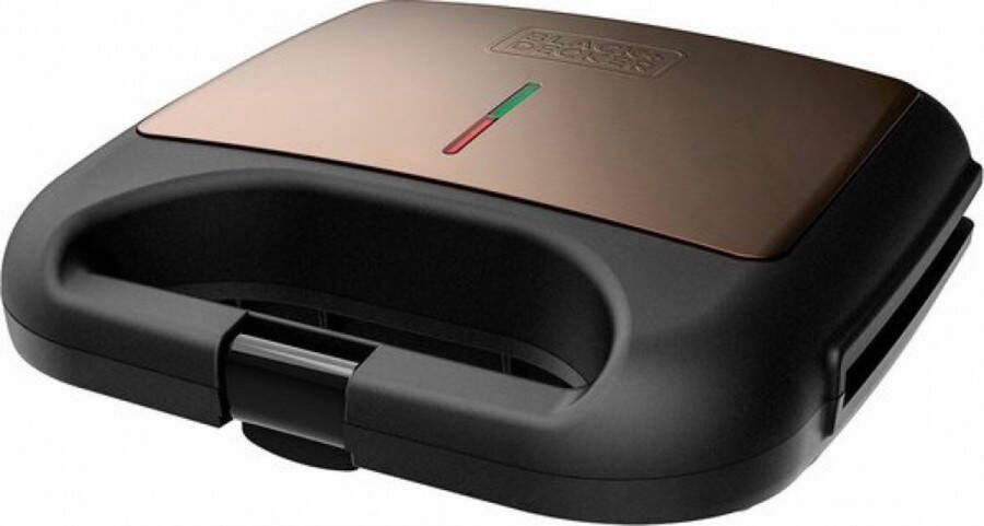 BLACK+DECKER Tosti apparaat Black & Decker BXSA753E Zwart 750 W