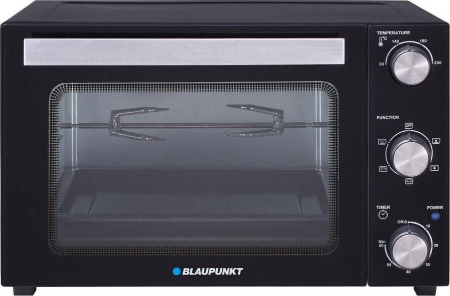 Blaupunkt EOM601 45 l 1800 W Vrijstaand Zwart Roestvrijstaal Draaiknop Glas - Foto 1