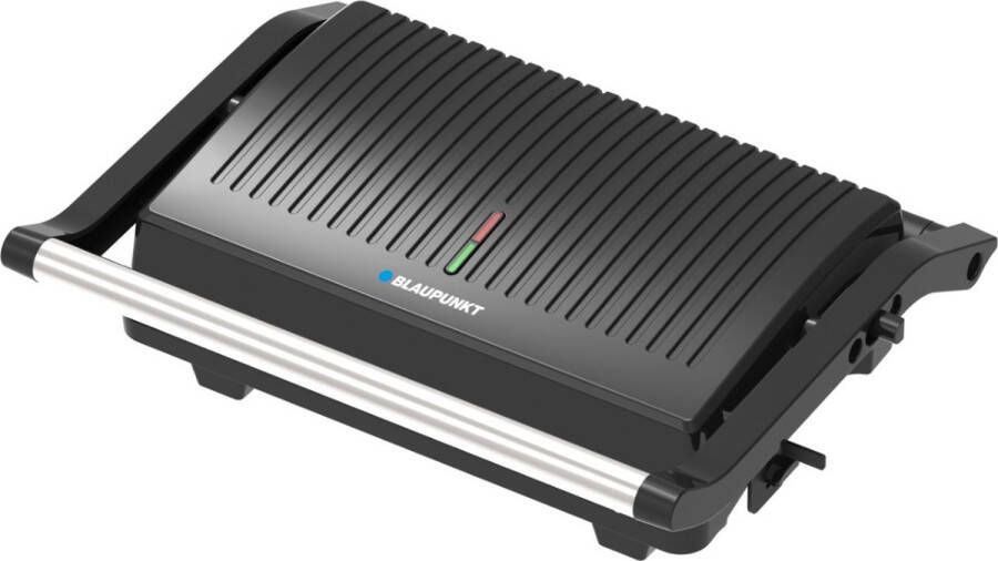 Blaupunkt Grill Apparaat Contactgrill Tostigrill Grill met Antiaanbaklaag Verwijderbare grillplaten ME00799 Zwart