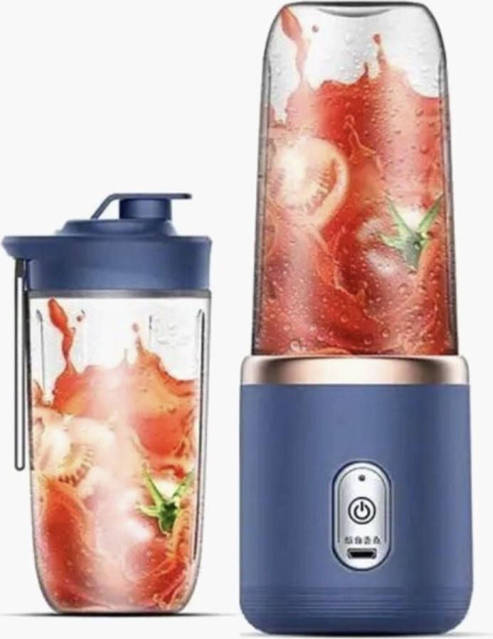 Blend In Blender To Go Smoothie Maker Oplaadbare Mini Blender Smoothies & Shakes Draadloos & Draagbaar Fruit Mixer USB Oplaadbaar 350ML Wit