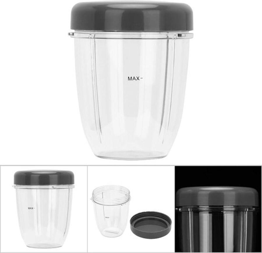 Blender Cups Abs + Pc Vervangingsonderdelen Vervangingsonderdelenset voor 900W Blender Inclusief 18oz 24oz 32oz Cups en deksels (plplaaoo5lnrP7Hb-03)