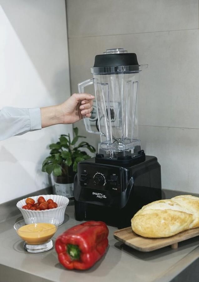 Blender Professionele 1500 W Vermogen 2 Liter Inhoud Kunststof Zwart Elektrisch Mixer