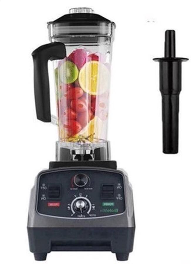 Blender Smoothie Maker Blender Smoothie Foodprocessor 2200W 2L BPA-vrije Zes Mesbladen Ice Crusher Standaard