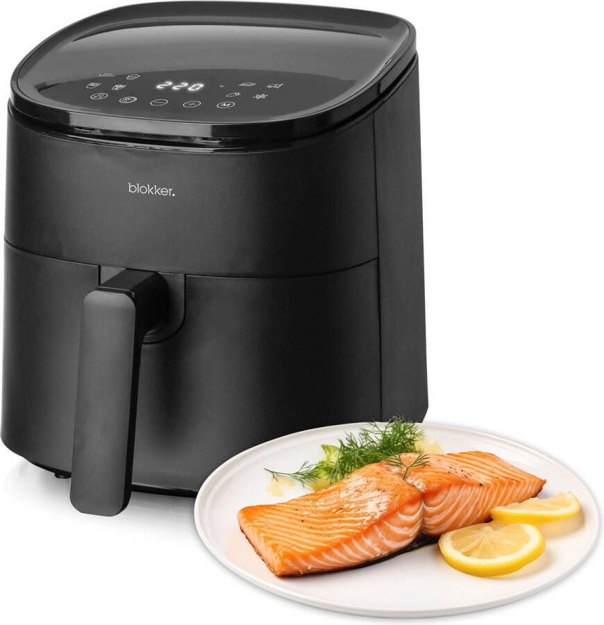 Blokker BL-18005 airfryer zwart L 4 5L